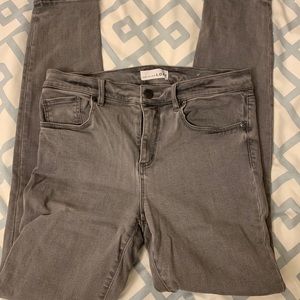 LOFT Gray Jeggings